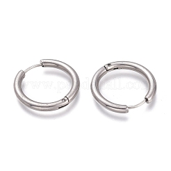 Tarnish Resistant 201 Stainless Steel Huggie Hoop Earrings&nbsp;EJEW-O095-05-06