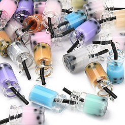 Glass Bottle Pendants&nbsp;X-CRES-N017-03-M