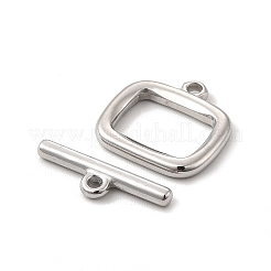Non-Tarnish 304 Stainless Steel Toggle Clasps&nbsp;STAS-F290-02P
