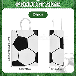 Rectangle Paper Gift Bags with Handle&nbsp;ABAG-WH20001-10A