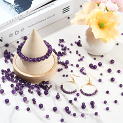 100Pcs Natural Amethyst Beads&nbsp;G-SP0001-22B