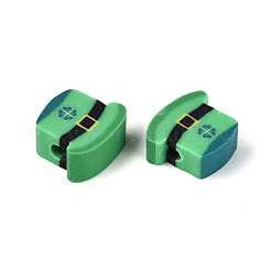 Saint Patrick's Day Handmade Polymer Clay Beads&nbsp;CLAY-T023-21