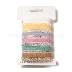 Polyester and Nylon Raw Edged Ribbon Sets&nbsp;DIY-Z029-01C
