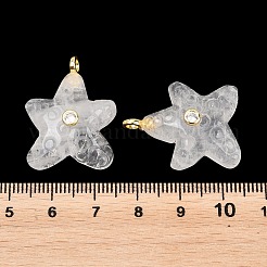 Natural Quartz Crystal Pendants&nbsp;X-G-H353-01G-02