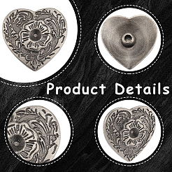 20 Sets Zinc Alloy Coin Collision Rivets&nbsp;FIND-CP0001-88