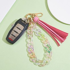 Chain Link Wristlet Keychain&nbsp;HJEW-SW00014-06