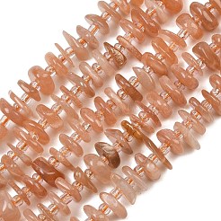 Natural Sunstone Beads Strands&nbsp;GG-CBA3A44-B08-01
