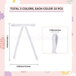 30Pcs 3 Colors Velvet Bowknot&nbsp;AJEW-CN0003-72C