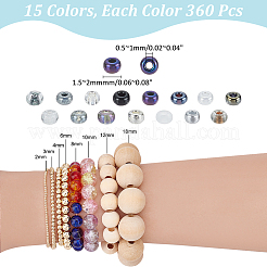15 Styles Glass Seed Beads&nbsp;SEED-WR0001-12