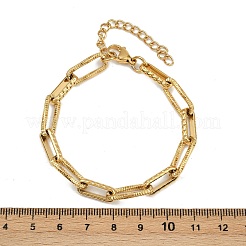 304 Stainless Steel Link Chain Bracelets for Women&nbsp;BJEW-Z143-12G