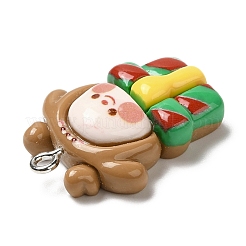 Christmas Opaque Resin Pendants&nbsp;CRES-D016-01E