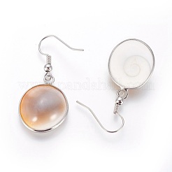 Brass Dangle Earring&nbsp;EJEW-E252-04P