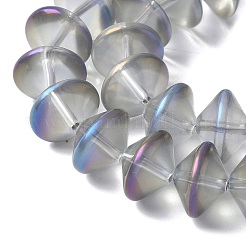 Electroplate Glass Beads Strands&nbsp;EGLA-G038-01A-FR02