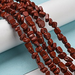 Natural Red Jasper Bead Strands&nbsp;G-F465-36A
