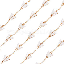 1M Handmade Acrylic Butterfly Link Chains&nbsp;CHC-TA0001-24B