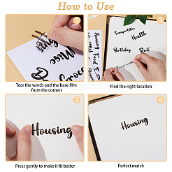 PVC Self Adhesive Decorative Stickers&nbsp;DIY-WH0308-368A