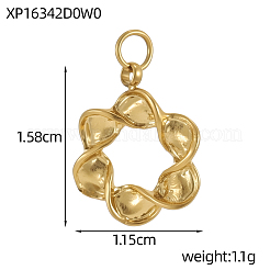 304 Stainless Steel Charms&nbsp;SA-OY001-02G