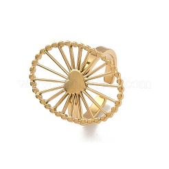 304 Stainless Steel Cuff Open Rings&nbsp;RJEW-D343-03G