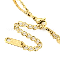 Ion Plating(IP) 304 Stainless Steel Multi Layered Necklaces&nbsp;NJEW-S426-06G