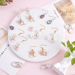 DIY Flower Drop Earring Making Kit&nbsp;DIY-SZ0009-77