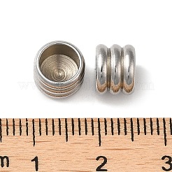 Non-Tarnish 304 Stainless Steel Aglets for Shoelaces&nbsp;STAS-Z045-06P