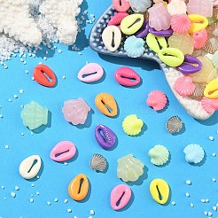 100Pcs 5 Styles Acrylic Beads&nbsp;OACR-YW0002-23