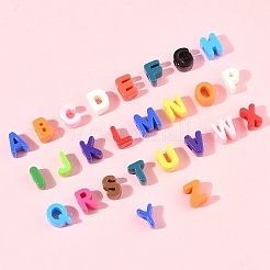 52Pcs 26 Styles Opaque Acrylic European Beads&nbsp;OACR-FS0002-08
