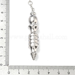 Brass Bullet-Shaped Big Pendant Dowsing Pendulums&nbsp;HJEW-P023-01