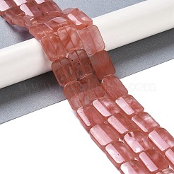 Cherry Quartz Glass Beads Strands&nbsp;G-M420-M05-02