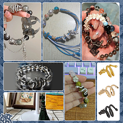 6Pcs 3 Colors Alloy Beads&nbsp;FIND-PH0059-83