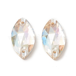 Horse Eye Shape Sew on Rhinestone&nbsp;GLAA-A024-03B-001TR