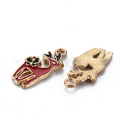 Alloy Enamel Pendants&nbsp;ENAM-S126-063-NR