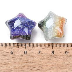 Gradient Color Transparent Resin Beads&nbsp;RESI-C073-12