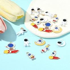 18Pcs 9 Styles Alloy Enamel Pendants&nbsp;FIND-FS0003-66