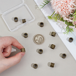 12Pcs 304 Stainless Steel European Beads&nbsp;STAS-UN0064-94AB