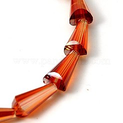 Electorplated Glass Beads&nbsp;EGLA-E001-M