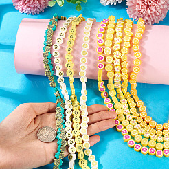 9 Strands 9 Styles Handmade Polymer Clay Bead Strands&nbsp;CLAY-TA0001-74