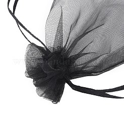 20Pcs 10 Colors Rectangle Organza Drawstring Bags&nbsp;CON-YW0001-31A