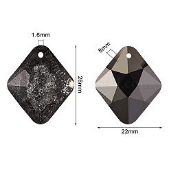K9 Glass Rhinestone Pendants&nbsp;RGLA-CJ0001-02