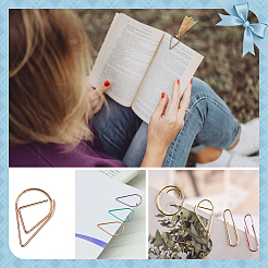 28Pcs 14 Colors Iron Paper Clips&nbsp;AJEW-PH01718