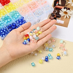 392Pcs 24 Style Transparent Acrylic Beads&nbsp;TACR-YW0001-27