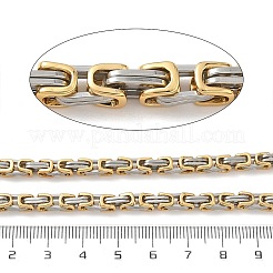 201 Stainless Steel Byzantine Chains&nbsp;SA-CBA46AF-02A-PG