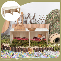 Wooden Hamster Hideout House&nbsp;AJEW-WH0270-086B
