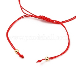 Adjustable Nylon Cord Braided Bead Bracelets&nbsp;X-BJEW-JB05543-02