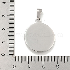 Non-Tarnish 304 Stainless Steel Pendants&nbsp;STAS-C102-13P