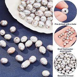 Large Hole Pearl Beads&nbsp;PEAR-NB0001-50