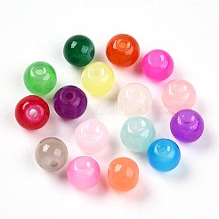Baking Paint Imitation Jade Glass Beads&nbsp;X1-DGLA-Q021-6mm-M