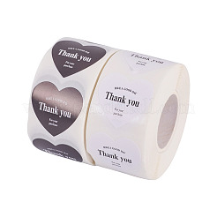 2Rolls 2 Colors Heart with Thank You Roll Stickers&nbsp;DIY-TA0013-57