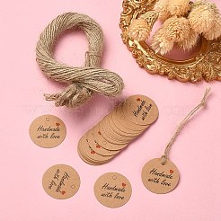 100Pcs Kraft Paper Gift Tags&nbsp;CDIS-YW0001-11C