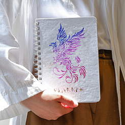 2Pcs 2 Styles PET Hollow Out Drawing Painting Stencils&nbsp;DIY-MA0002-59